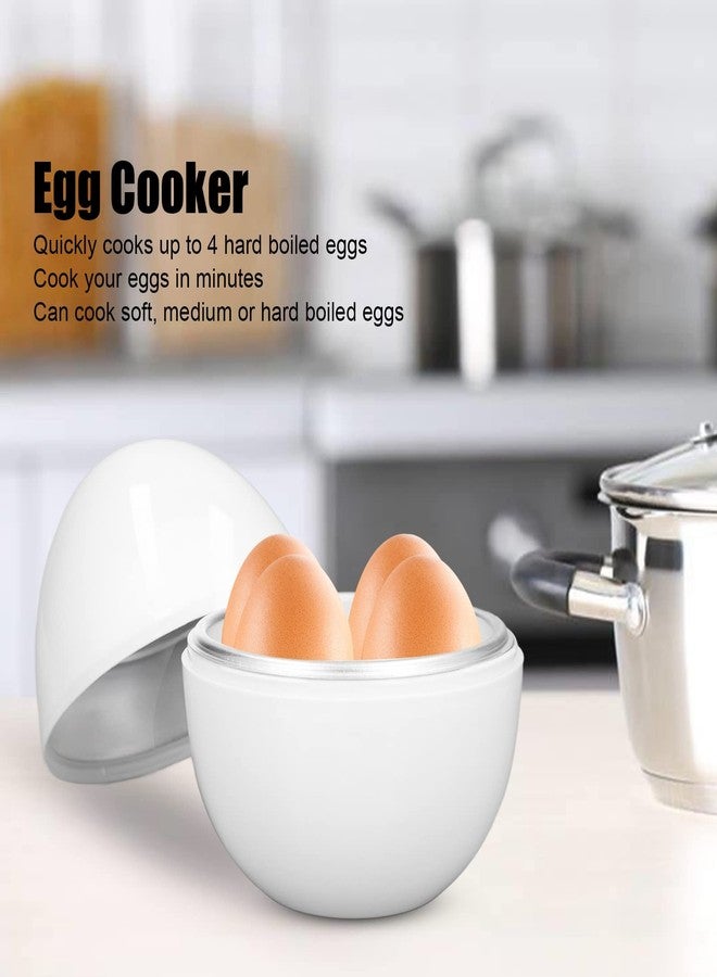 BOENLU Microwave Egg Cooker for 4 Eggs,Hard Boiled Egg Cooker Compact Microwave Safe Egg Boiler for Hard Soft or Poached Eggs Space Saving Design - Image 5